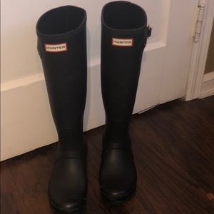 Tall original black hunter rain boots